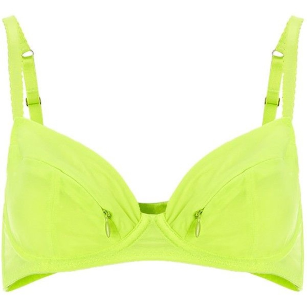 Agent Provocateur Zipper Bra Green 32D
